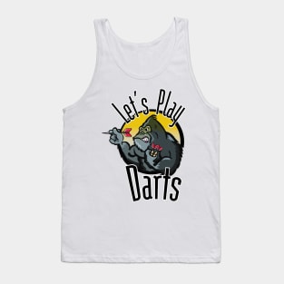 Let's Play Darts Tank Top